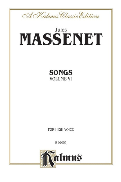 Songs Book 6 High Vocal Sheet Music