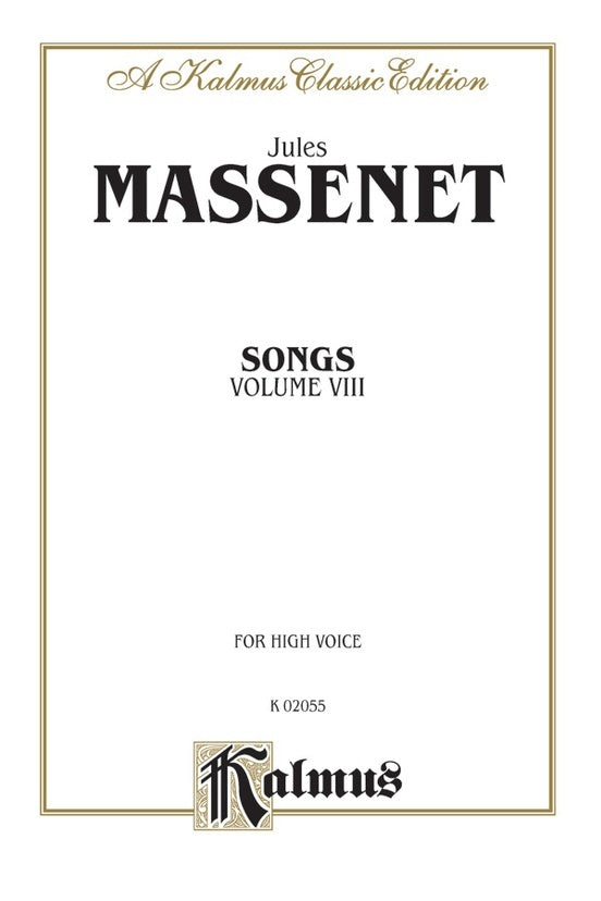 Songs Book 8 High Vocal Sheet Music