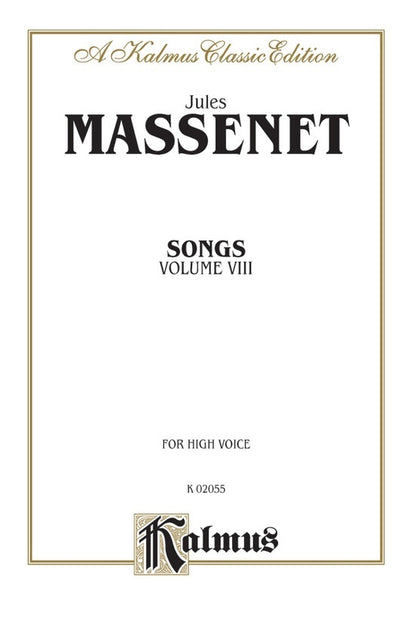 Songs Book 8 High Vocal Sheet Music