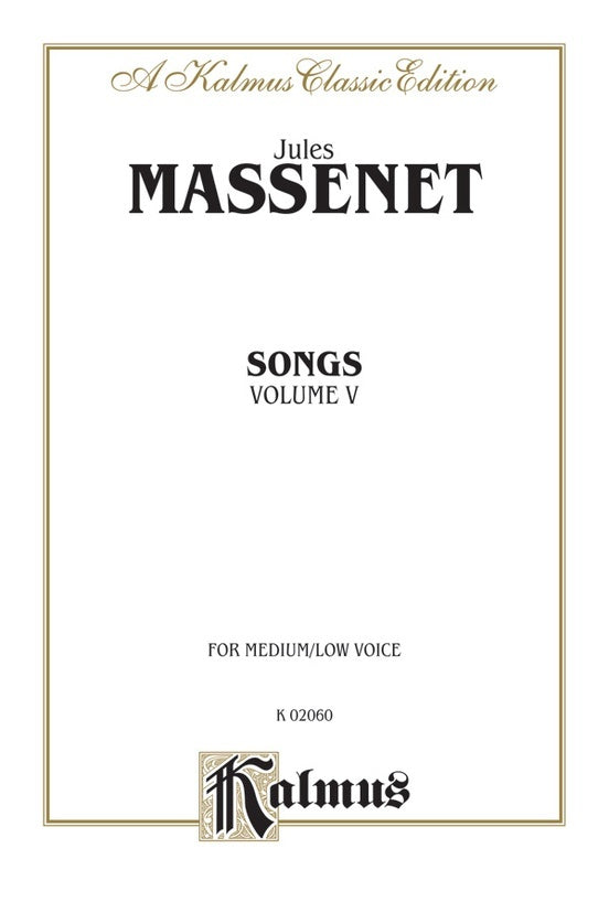 Songs Book 5 Medium/Low Vocal Sheet Music