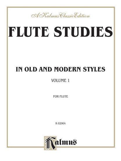 Flute Studies In Old And Modern Styles Book 1