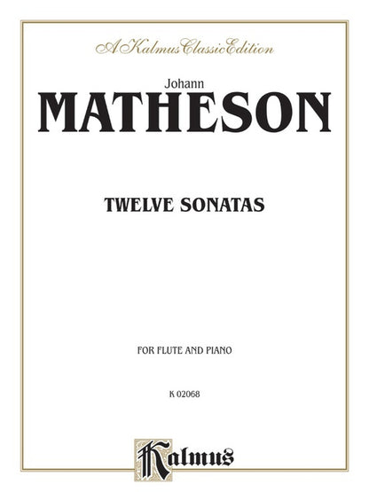 Matheson 12 Sonatas Flute