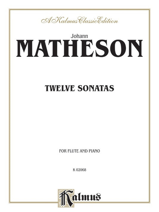 Matheson 12 Sonatas Flute