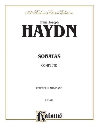 Sonatas Complete No 1-8 Violin and Piano Sheet Music