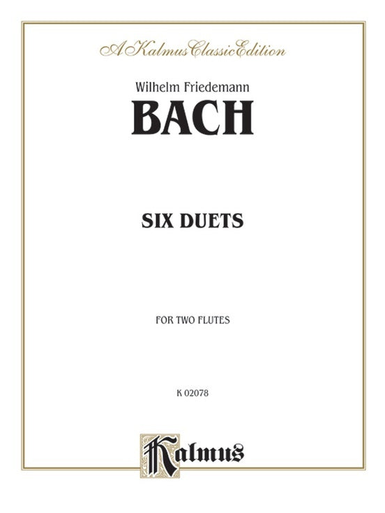 Duets 6 For 2 Flutes