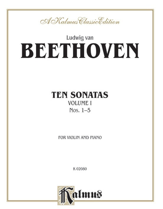 Violin Sonatas 10 Book 1 Sheet Music