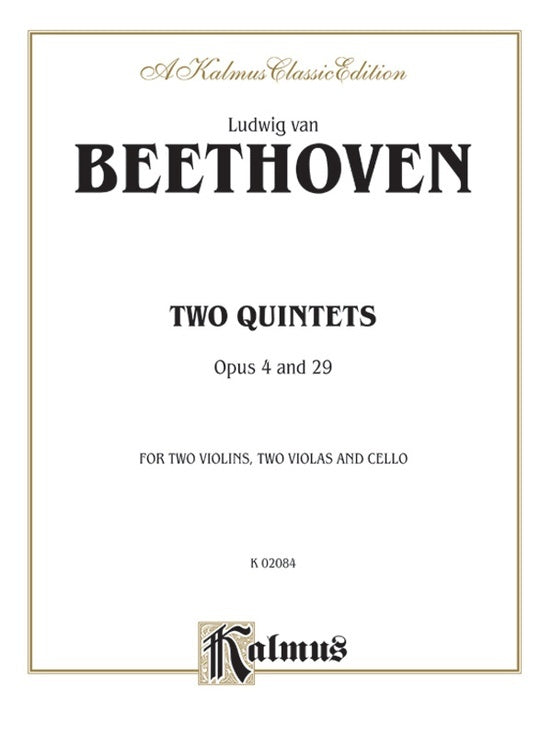 String Quintets 2 Chamber Sheet Music