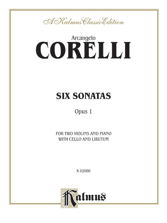 Sonatas 6 for 2 Violins Sheet Music