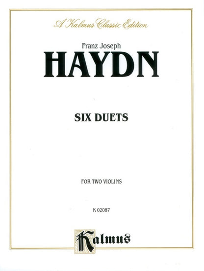 Duets 6 For 2 Violin