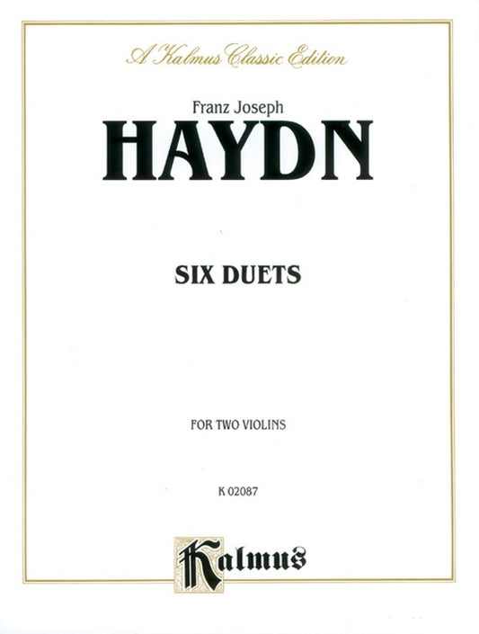 Duets 6 For 2 Violin