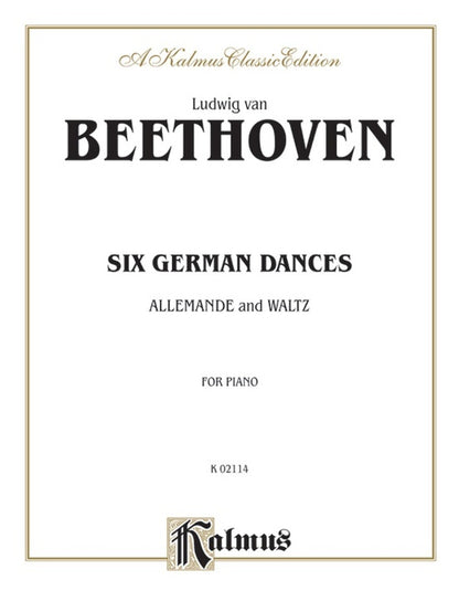 German Dances 6 For Piano
