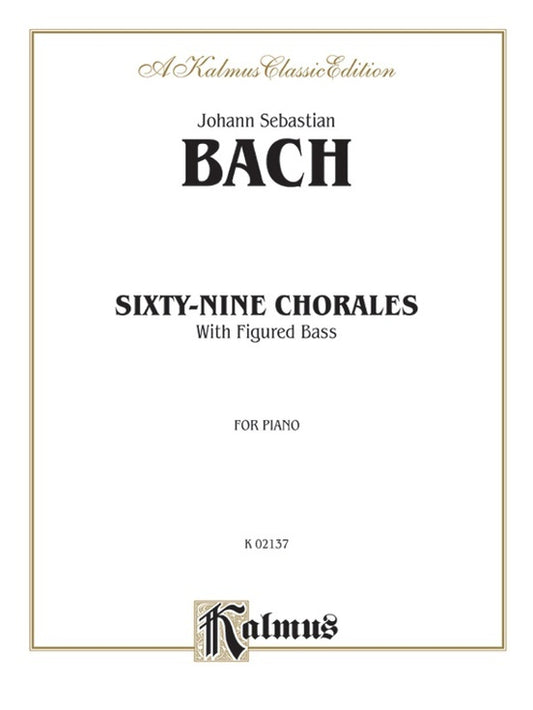 Chorales 69 With Figured Bass