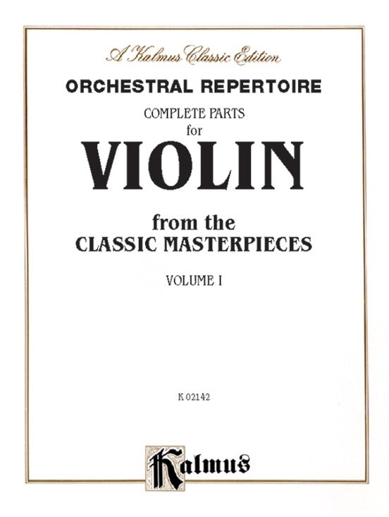 Violin Masterpieces Vol 1