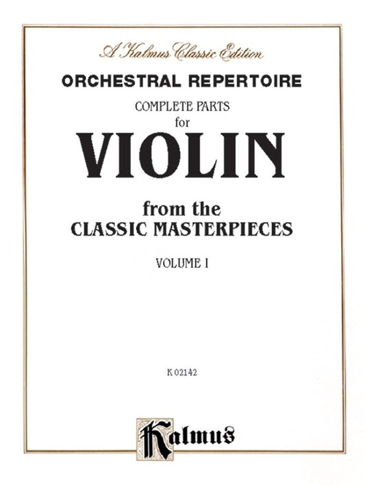 Violin Masterpieces Vol 1