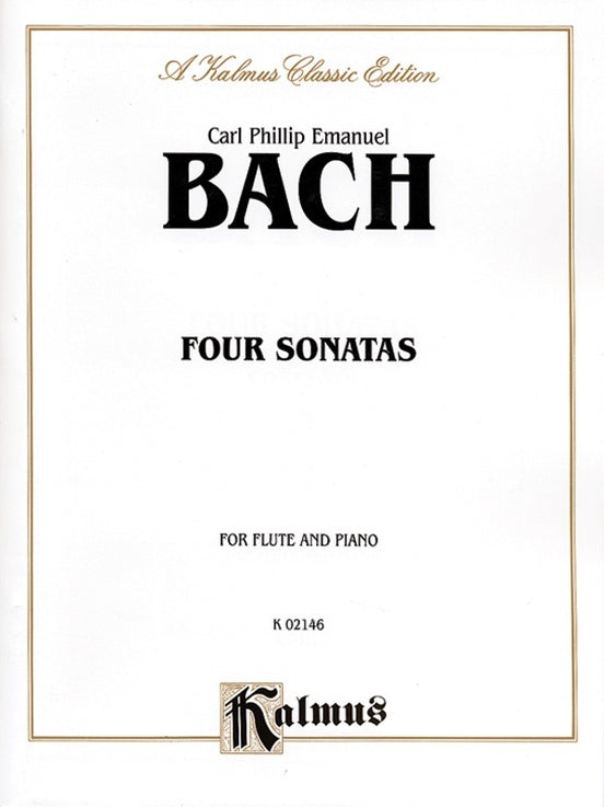 Four Sonatas for Flute and Piano Sheet Music