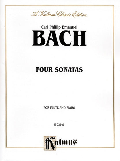 Four Sonatas for Flute and Piano Sheet Music