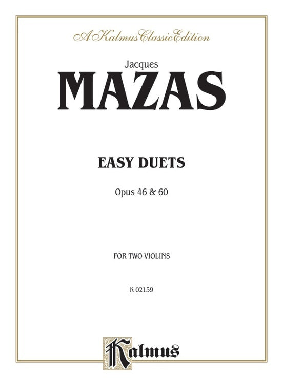 Easy Duets For 2 Violins Op40/60