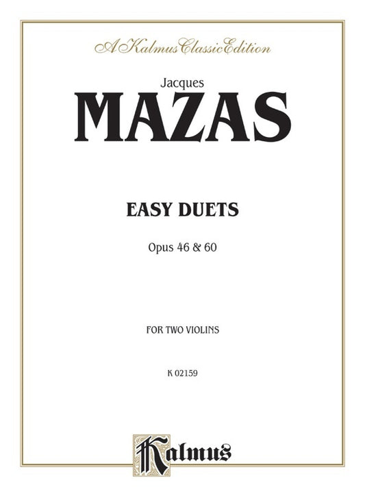 Easy Duets For 2 Violins Op40/60