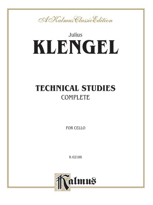 Technical Studies for Cello Sheet Music