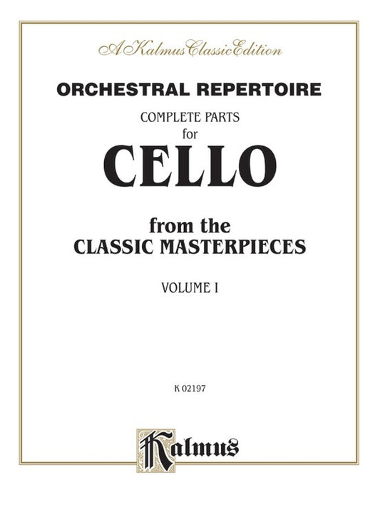 Cello Masterpieces Book 1