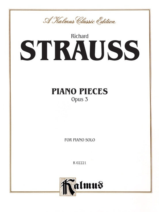 Piano Pieces Op 3