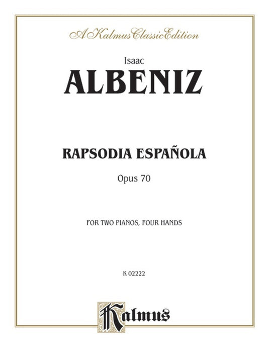 Rapsodia Espanola Op 70 2P4H
