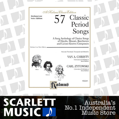 Classic Period Songs 57 Med/Low — view 2