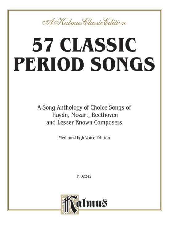 Classic Period Songs 57 Med/High