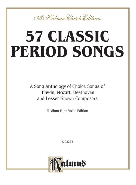 Classic Period Songs 57 Med/High
