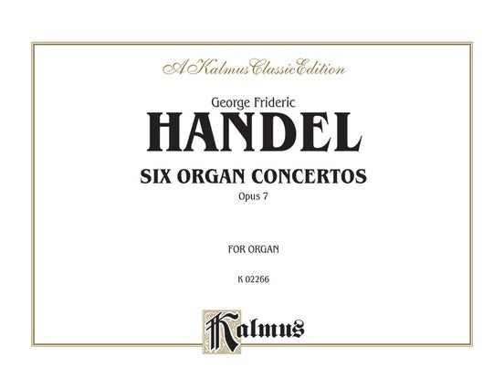 Organ Concertos 6 Op 7