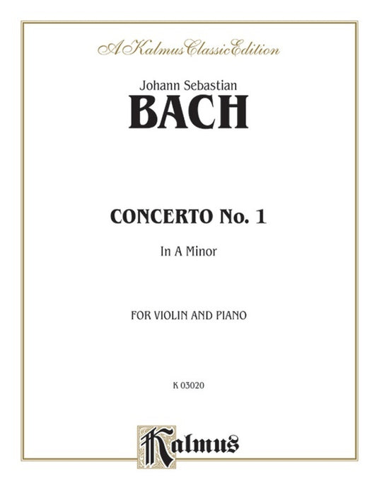 Violin Concerto A Minor Sheet Music