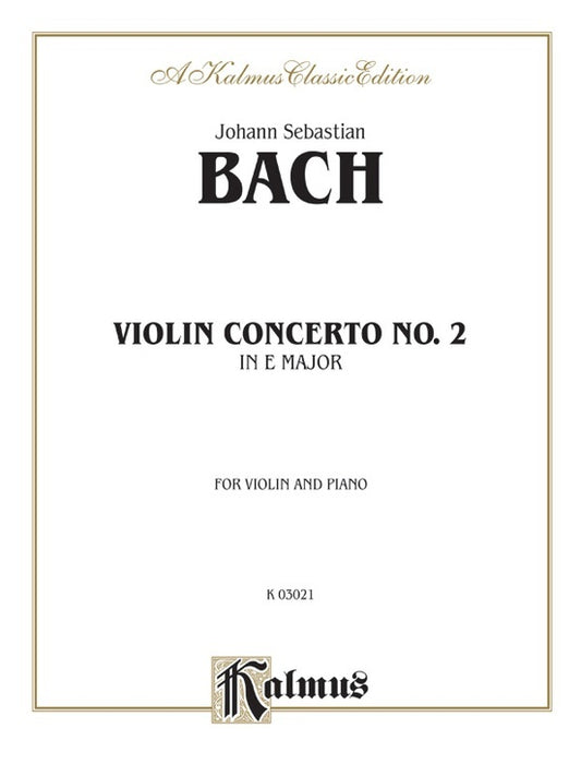 Violin Concerto E Sheet Music