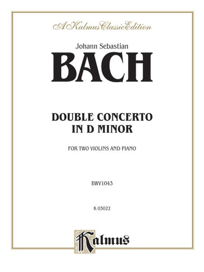 Concerto BWV1043 D Min 2 Violin/Piano