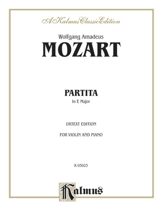 Elkan Partita Iii Violin/Piano