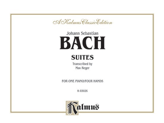 Bach Suites for Piano Duet Sheet Music