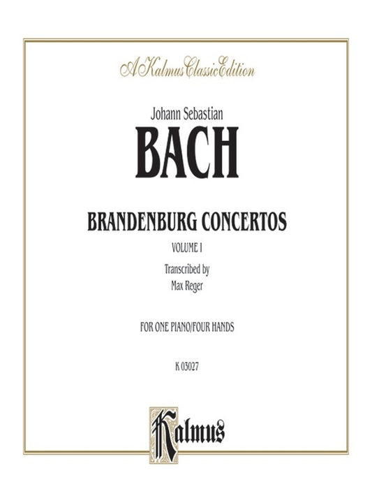 Brandenburg Concerto No 1 Piano Duet Sheet Music