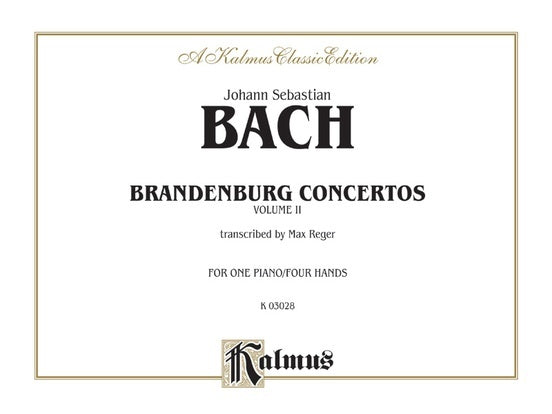 Brandenburg Concertos Book 2 Piano Duet Sheet Music