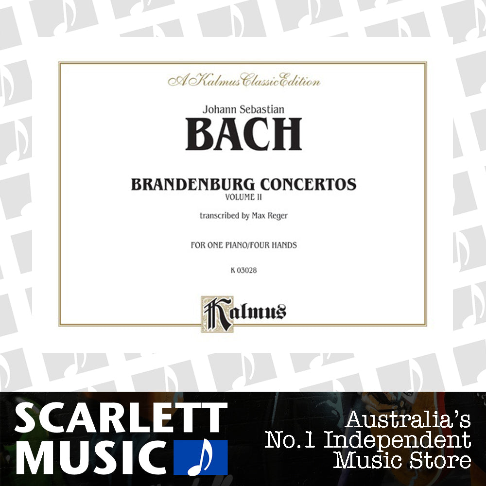 Brandenburg Concertos Book 2 Piano Duet Sheet Music — view 2