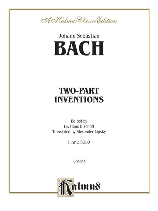 Inventions 2 Part Piano