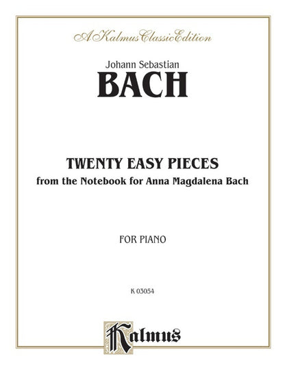 Pieces 20 Notebook Of Anna Mag Piano