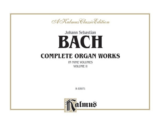 Bach Complete Organ Works Book 2