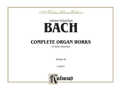 Bach Complete Organ Works Book 4