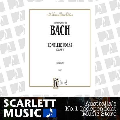Bach Complete Organ Works Book 6 — view 2