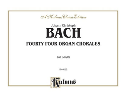 Organ Chorales 44 Org