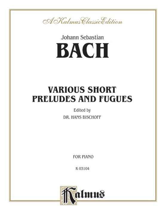 Short Preludes And Fugues Piano