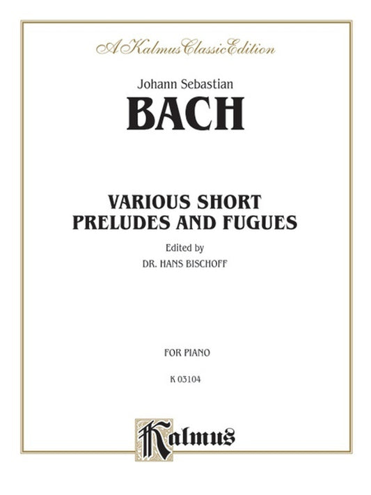 Short Preludes And Fugues Piano