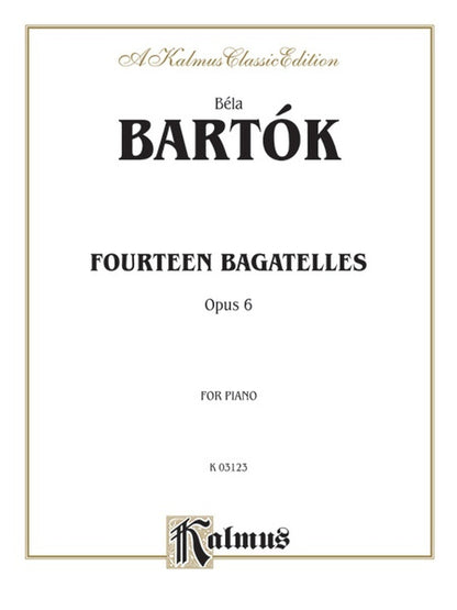 Bagatelles Op. 6 for Piano Sheet Music
