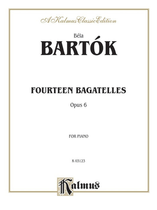 Bagatelles Op. 6 for Piano Sheet Music