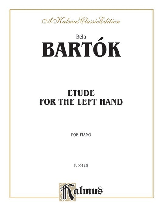 Etude For Left Hand Piano