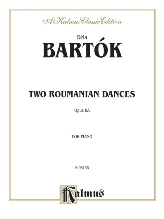 Roum Dances 2 Op 8A Piano
